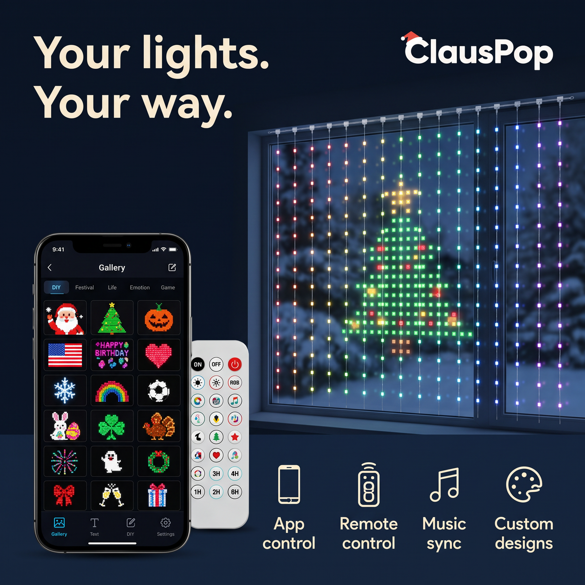 ClausPop™ - Smart Pixel Display